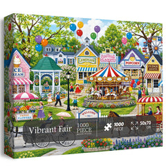 Vibrant Fair Jigsaw Puzzle 1000 Piece