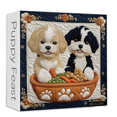 Puppy Feast Jigsaw Puzzle 1000 Piece