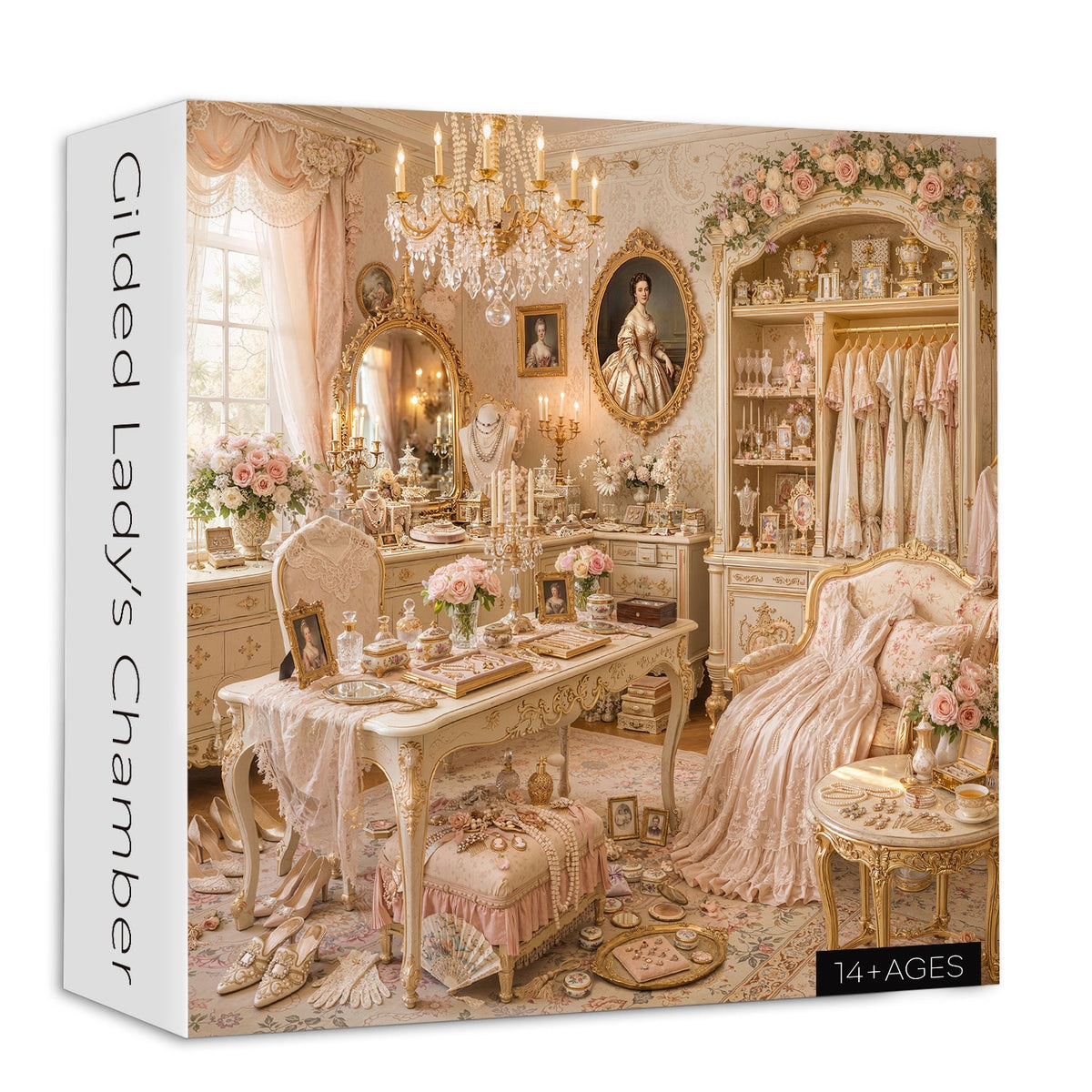 Gilded Lady’s Chamber Jigsaw Puzzle 1000 Piece