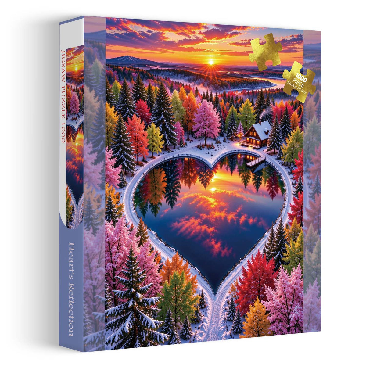 Heart's Reflection Jigsaw Puzzle 1000 Pieces