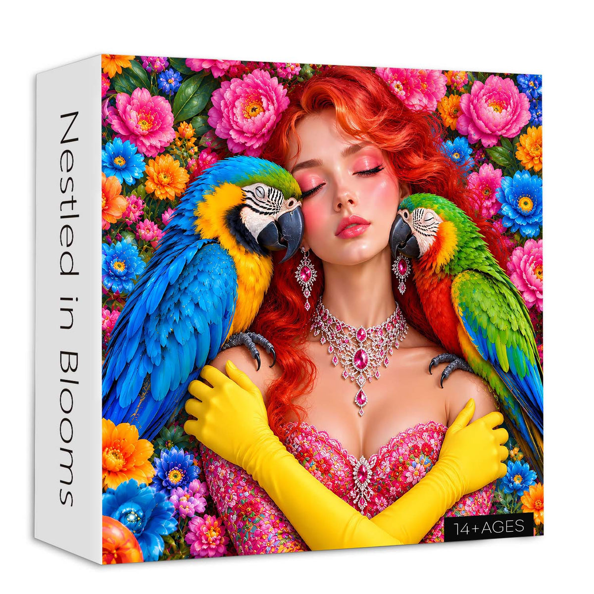 Nestled in Blooms Jigsaw Puzzle 1000 Piece