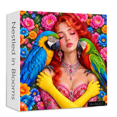 Nestled in Blooms Jigsaw Puzzle 1000 Piece