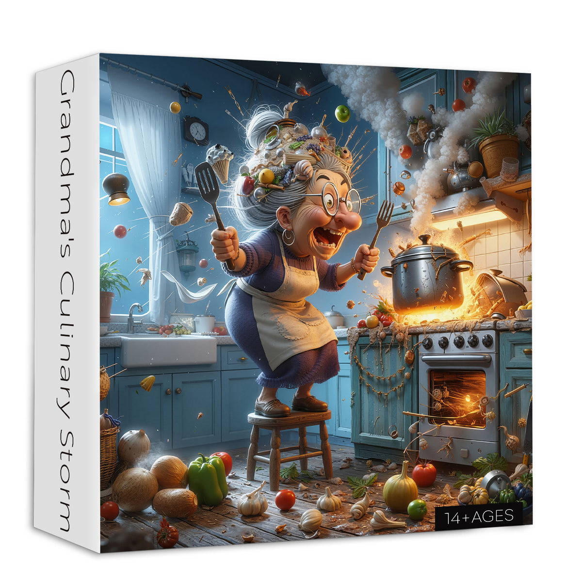 Grandma's Culinary Storm Jigsaw Puzzle 1000 Pieces