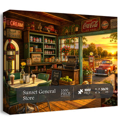 Sunset General Store Jigsaw Puzzle 1000 Piece