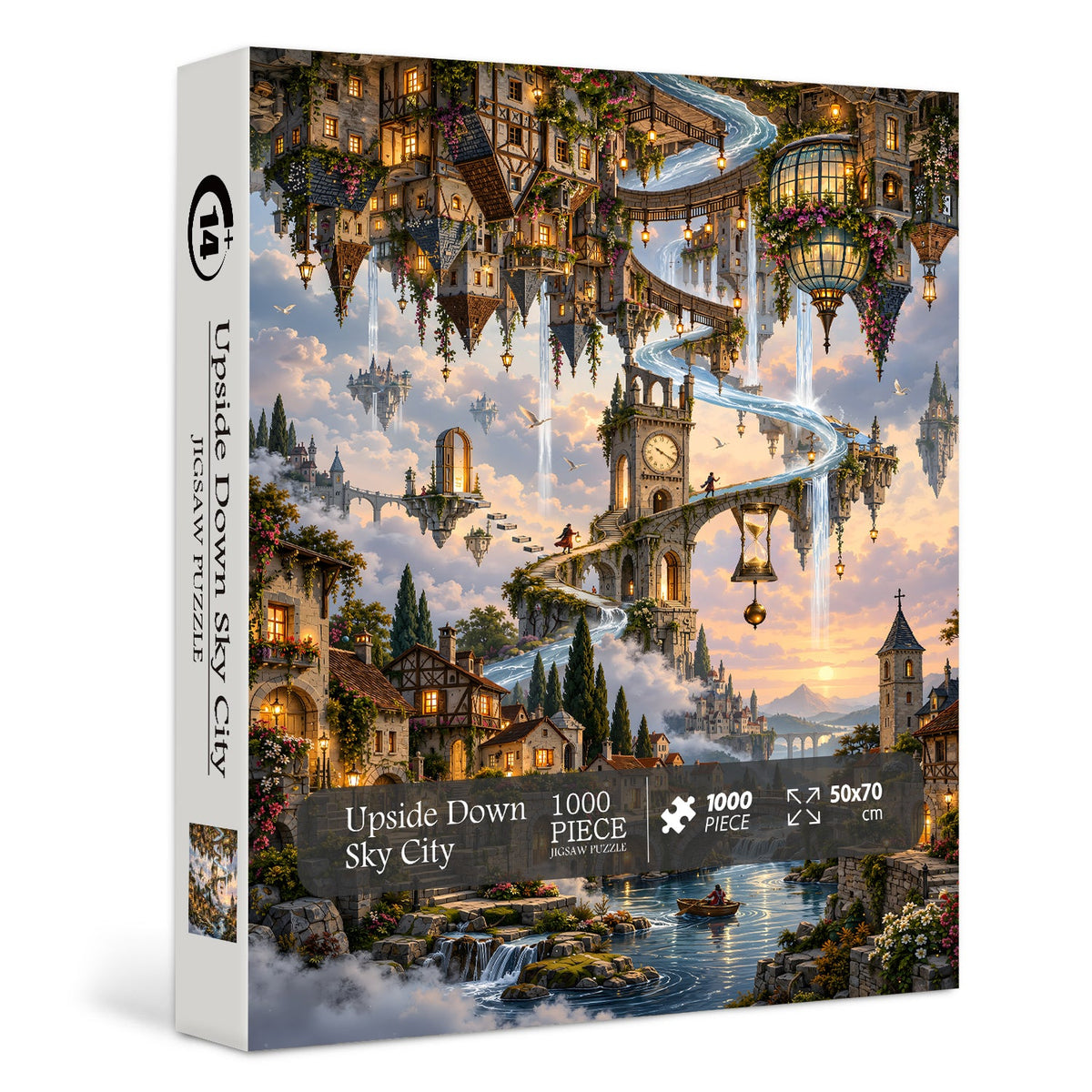 Upside Down Sky City Jigsaw Puzzle 1000 Pieces