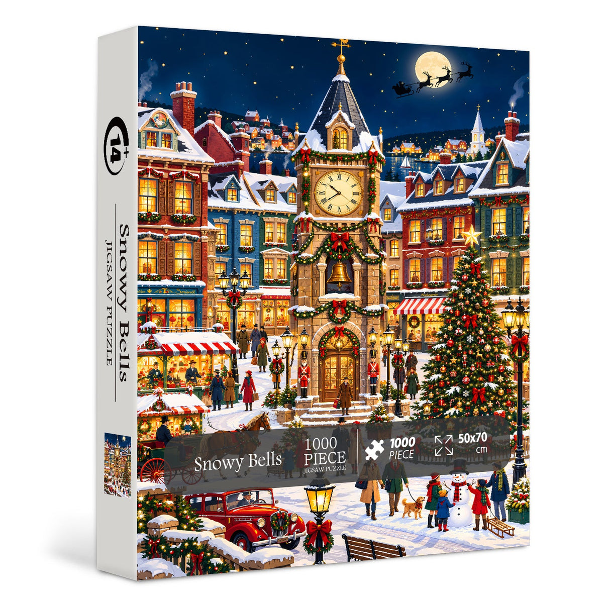 Snowy Bells Jigsaw Puzzle 1000 Piece