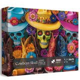 Cowboys Skull Jigsaw Puzzle 1000 Pieces