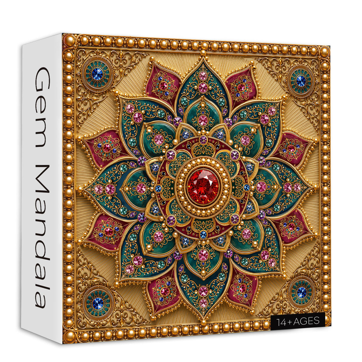 Gem Mandala Jigsaw Puzzle 1000 Pieces