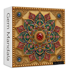 Gem Mandala Jigsaw Puzzle 1000 Pieces