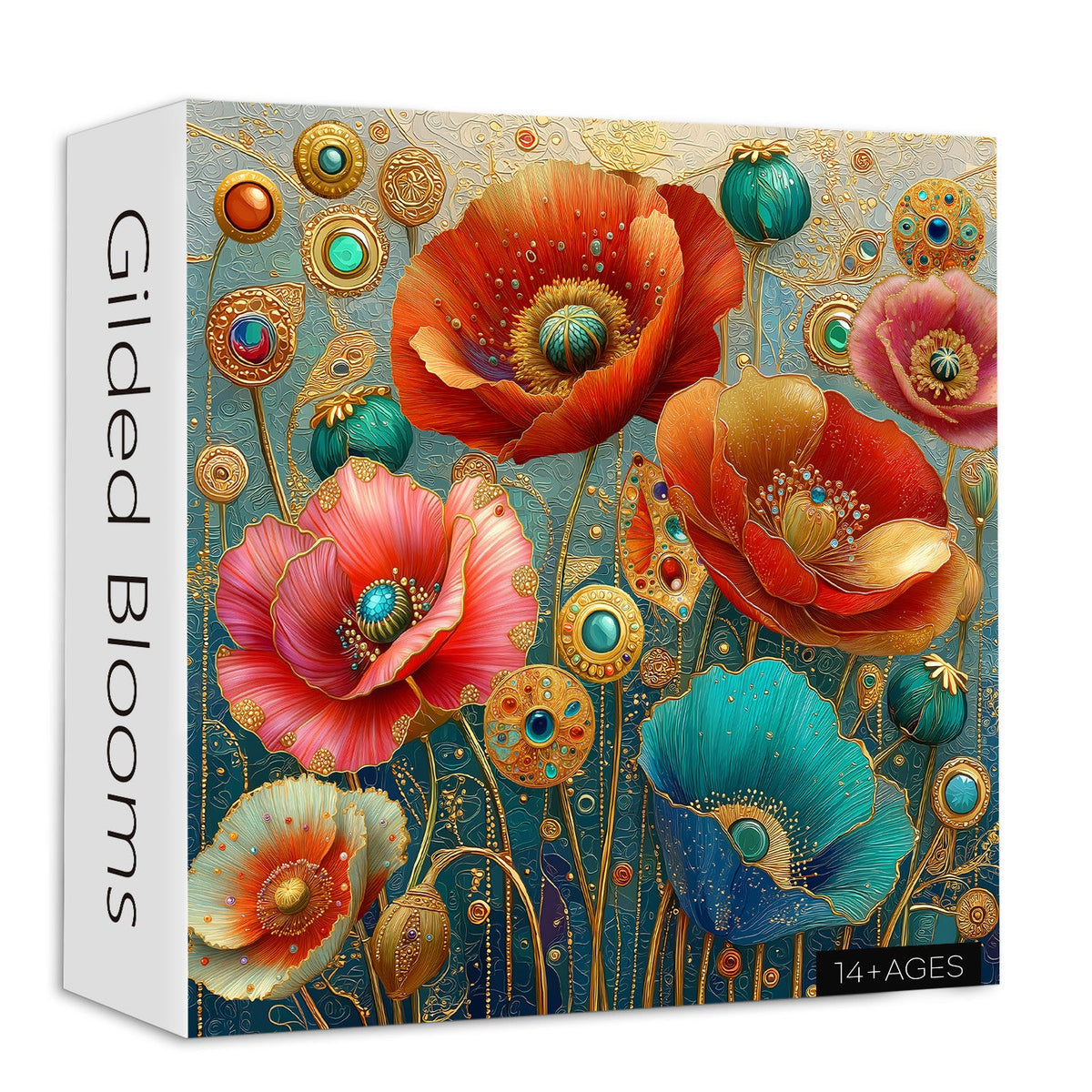 Gilded Blooms Jigsaw Puzzle 1000 Pieces