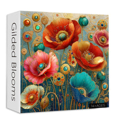 Gilded Blooms Jigsaw Puzzle 1000 Pieces