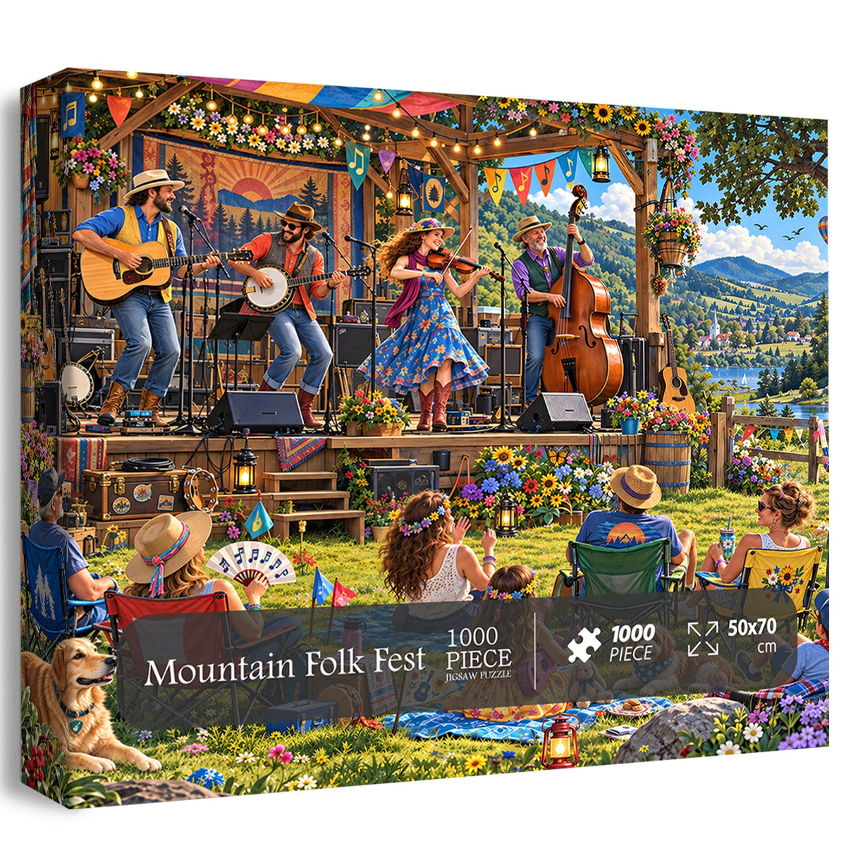 Mountain Folk Fest Jigsaw Puzzle 1000 Piece