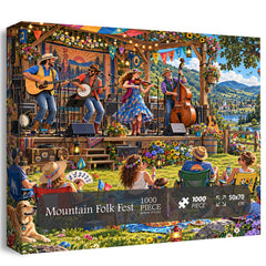 Mountain Folk Fest Jigsaw Puzzle 1000 Piece