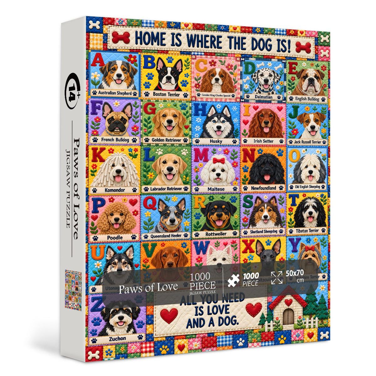 Paws of Love Jigsaw Puzzle 1000 Pieces