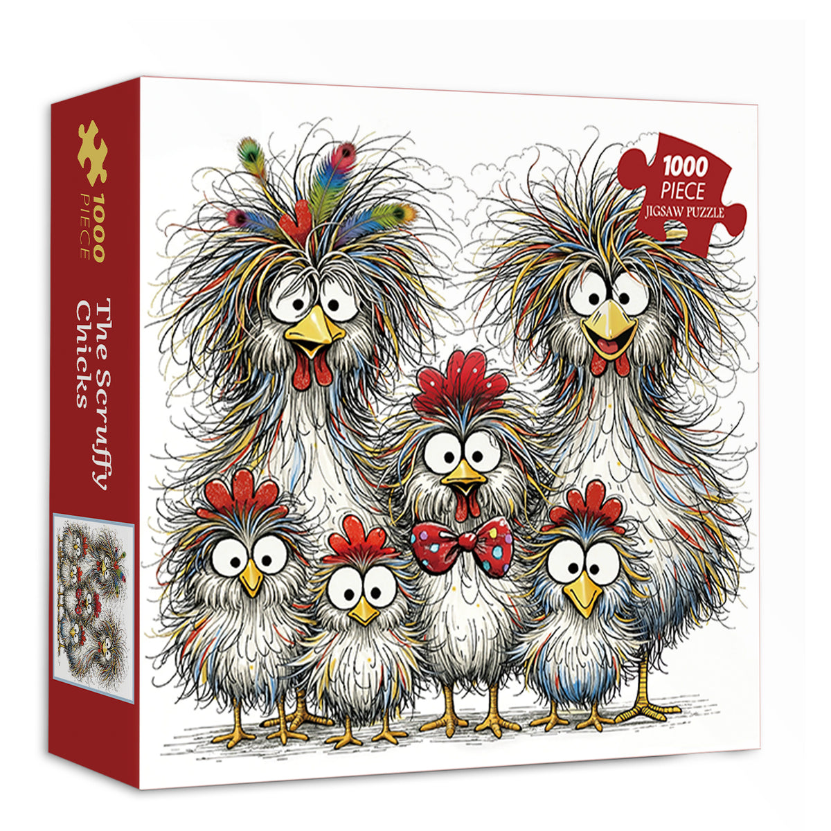 The Scruffy Chicks Jigsaw Puzzle 1000 Pieces