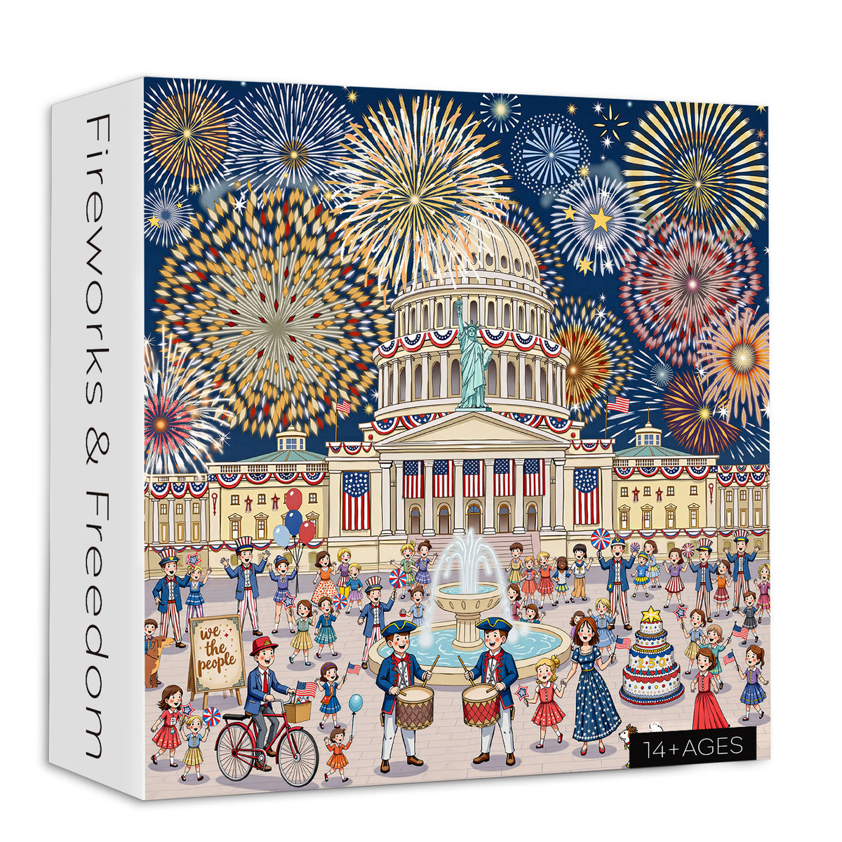 Fireworks & Freedom Jigsaw Puzzle 1000 Pieces
