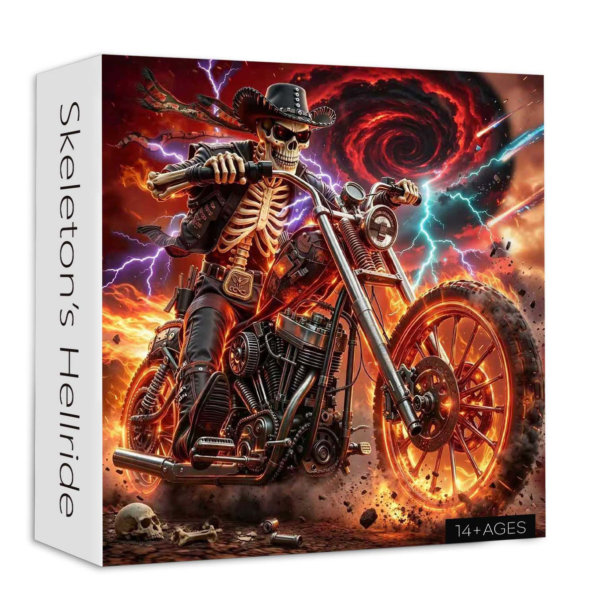 Skeleton’s Hellride Jigsaw Puzzle 1000 Piece