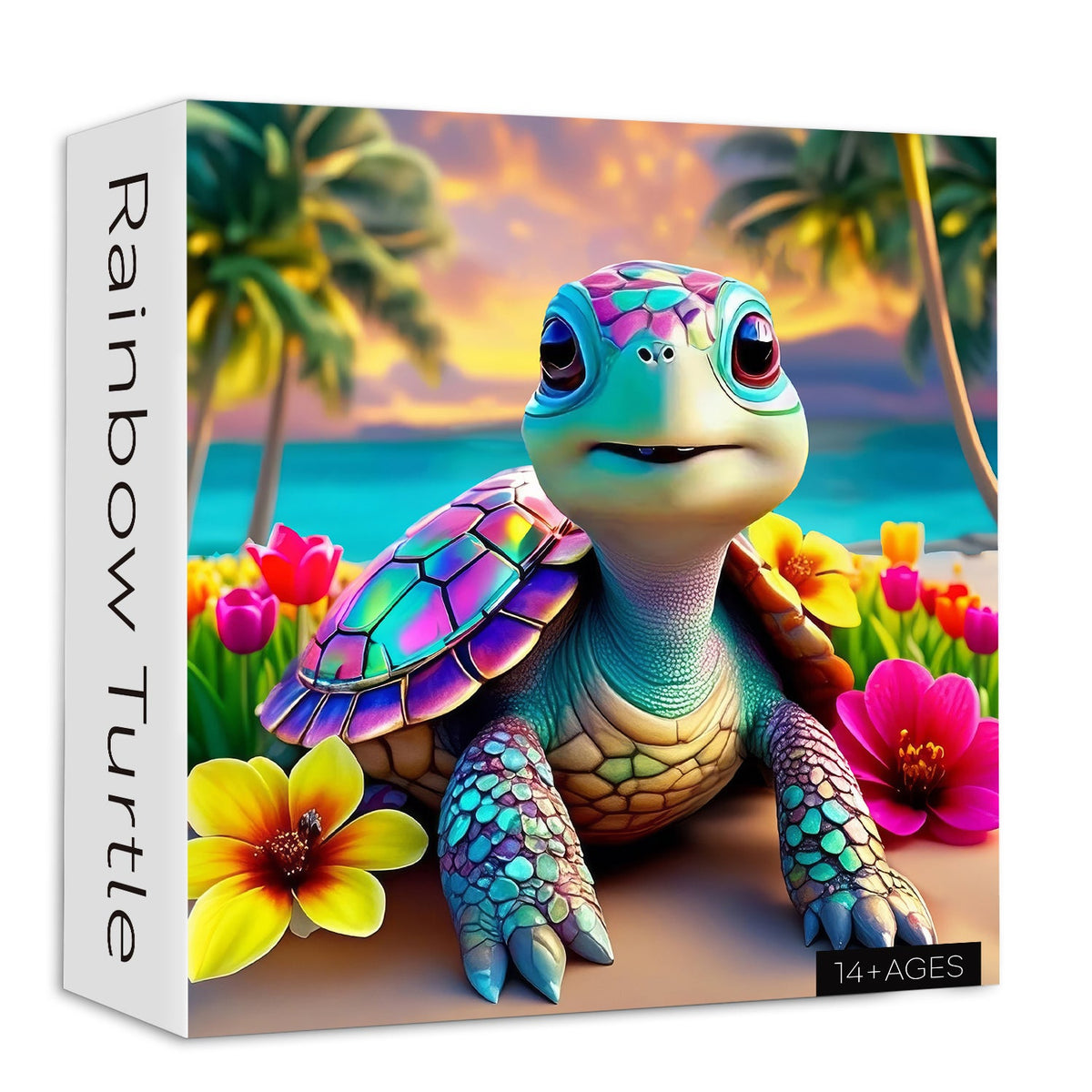 Rainbow Turtle Jigsaw Puzzles 1000 Pieces