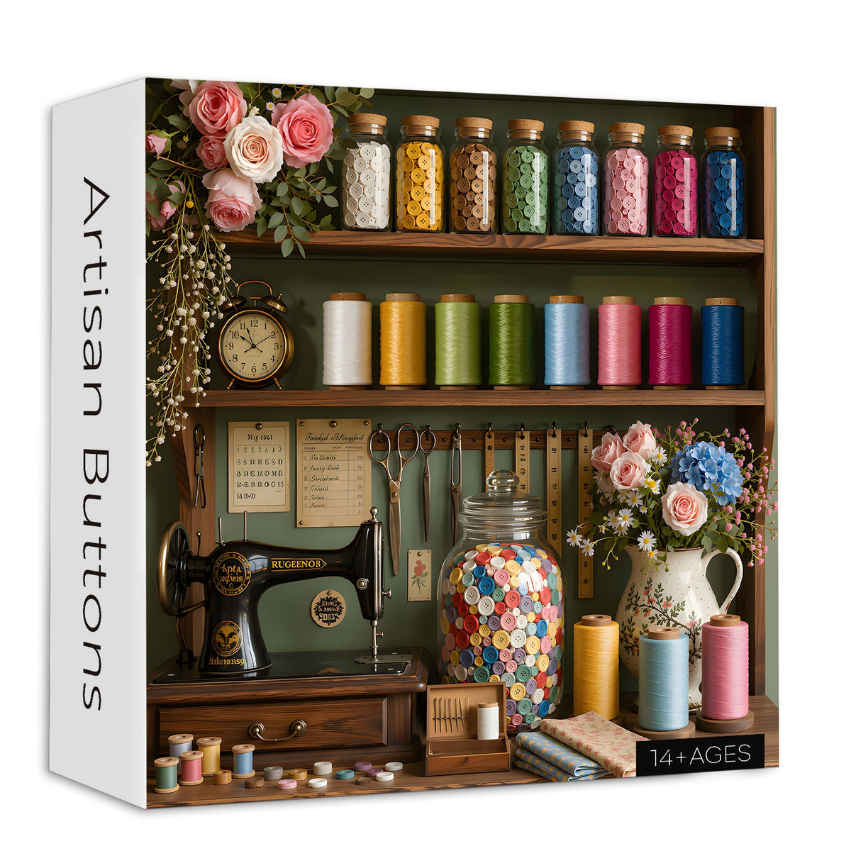 Artisan Buttons Jigsaw Puzzle 1000 Piece