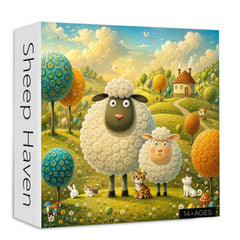 Sheep Haven Jigsaw Puzzle 1000 Pieces