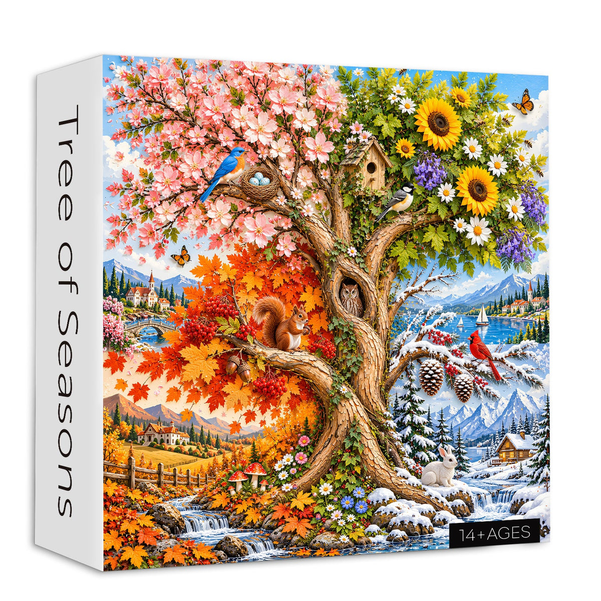 Tree of Seasons Jigsaw Puzzle 1000 Pieces