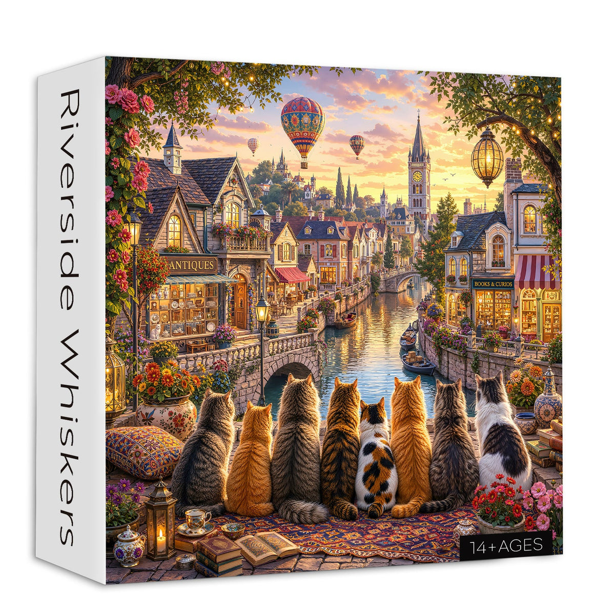 Riverside Whiskers Jigsaw Puzzle 1000 Piece