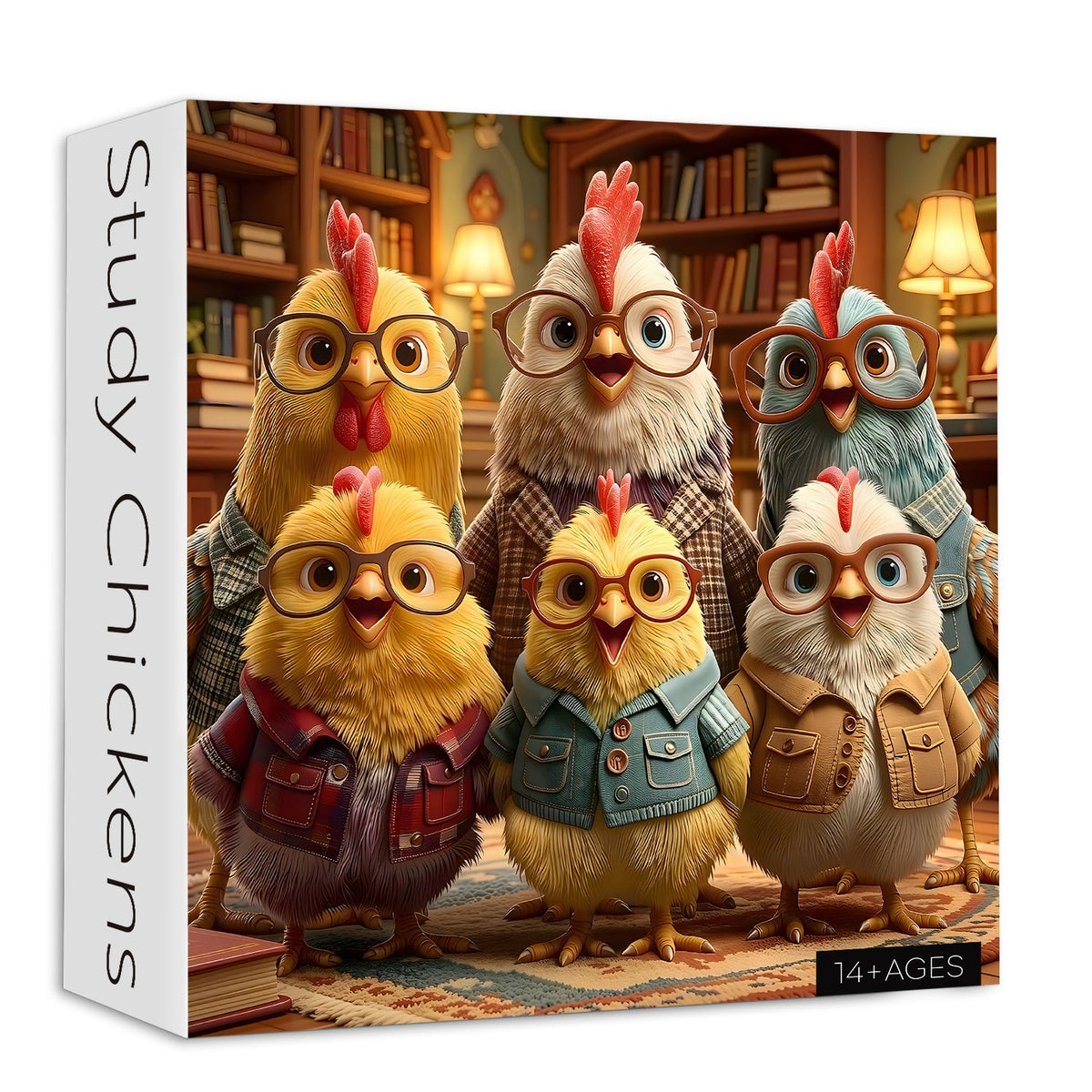 Study Chickens Jigsaw Puzzle 1000 Pieces