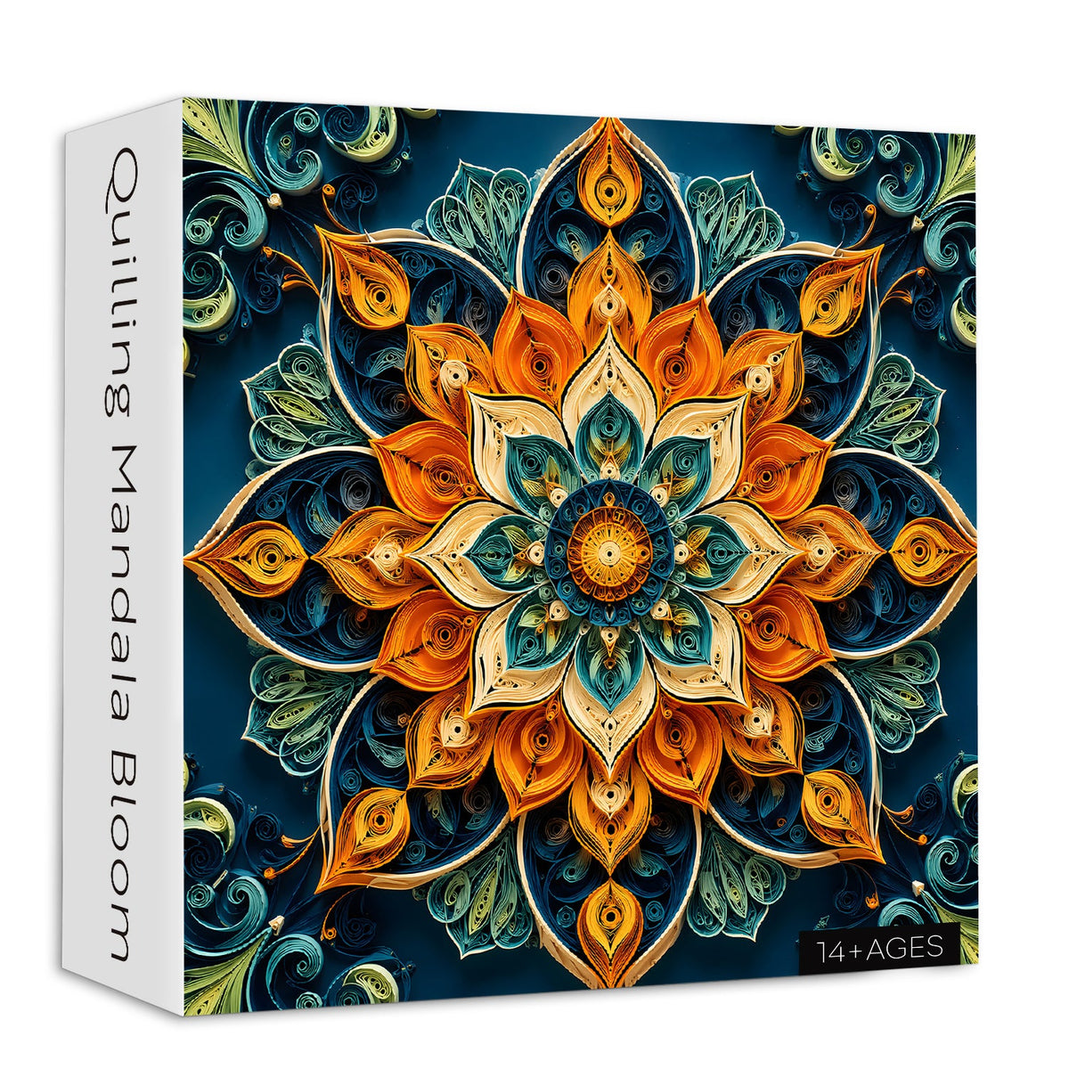 Quilling Mandala Bloom Jigsaw Puzzle 1000 Piece