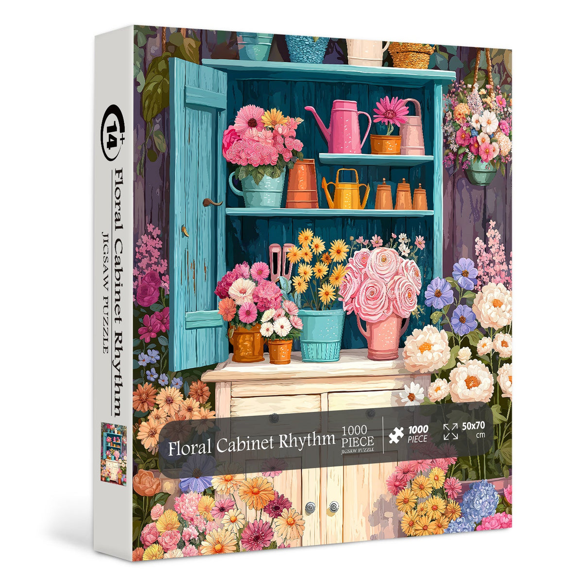 Floral Cabinet Rhythm Jigsaw Puzzle 1000 Pieces