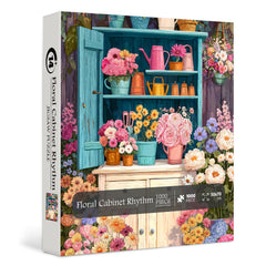 Floral Cabinet Rhythm Jigsaw Puzzle 1000 Pieces