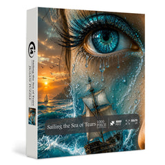 Sailing the Sea of Tears Jigsaw Puzzle 1000 Pieces