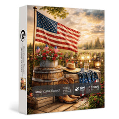 Americana Sunset Jigsaw Puzzle 1000 Piece