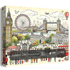 Puzzle panorama urbain 1000 pièces