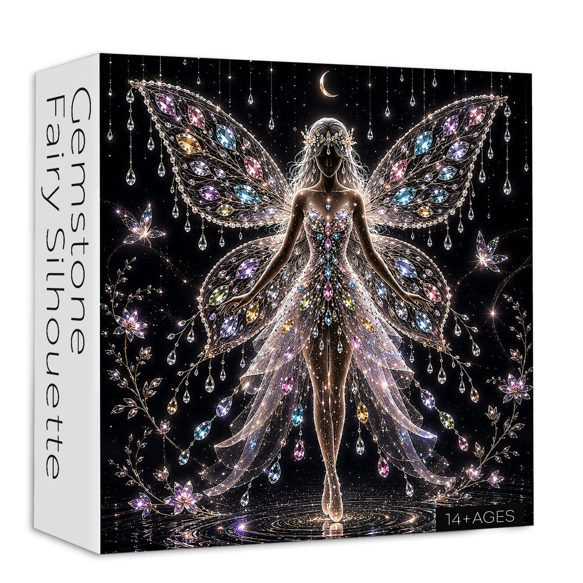 Gemstone Fairy Silhouette Jigsaw Puzzle 1000 Pieces