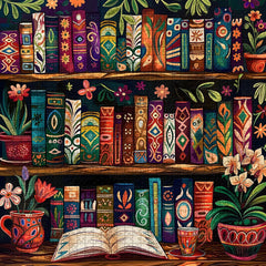 Fantasy Color Bookshelf Jigsaw Puzzles 1000 Pieces