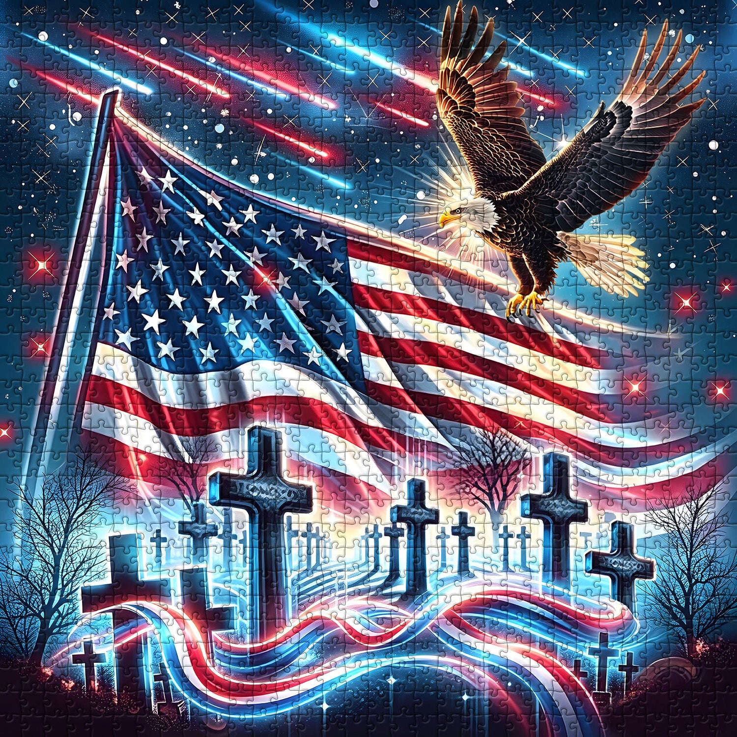 Honor & Freedom Jigsaw Puzzle 1000 Pieces