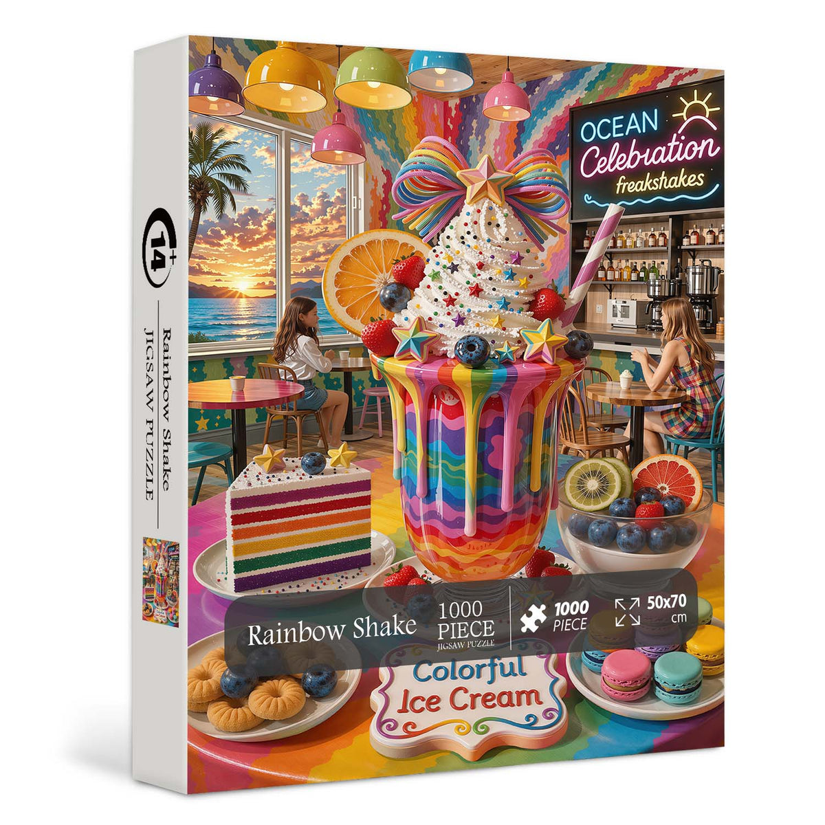 Rainbow Shake Jigsaw Puzzle 1000 Piece