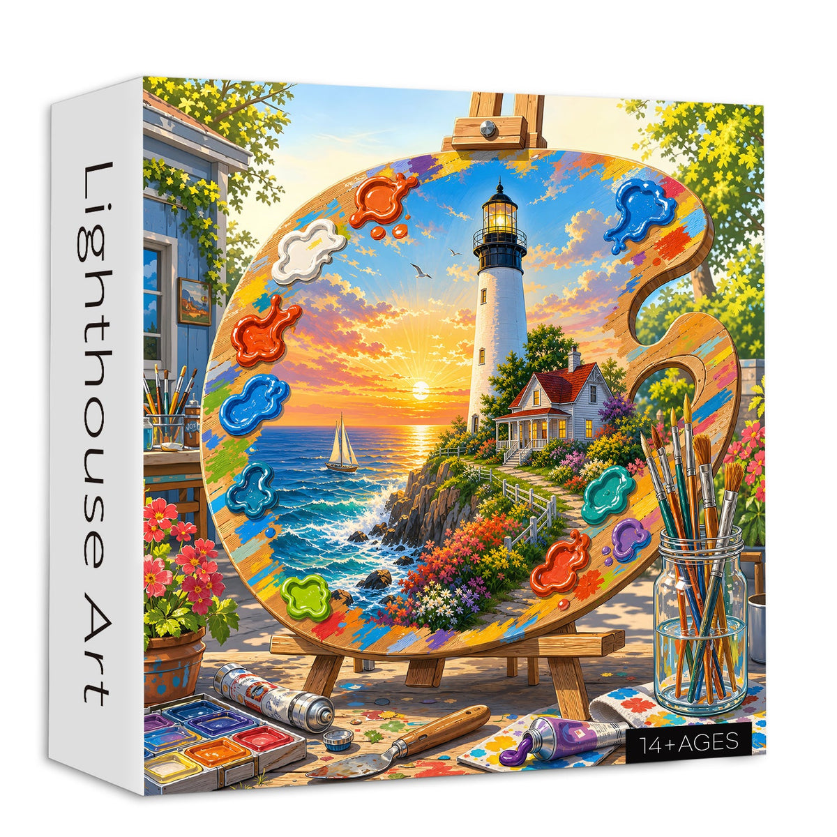 Lighthouse Art  Jigsaw Puzzle 1000 Piece