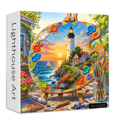 Lighthouse Art  Jigsaw Puzzle 1000 Piece
