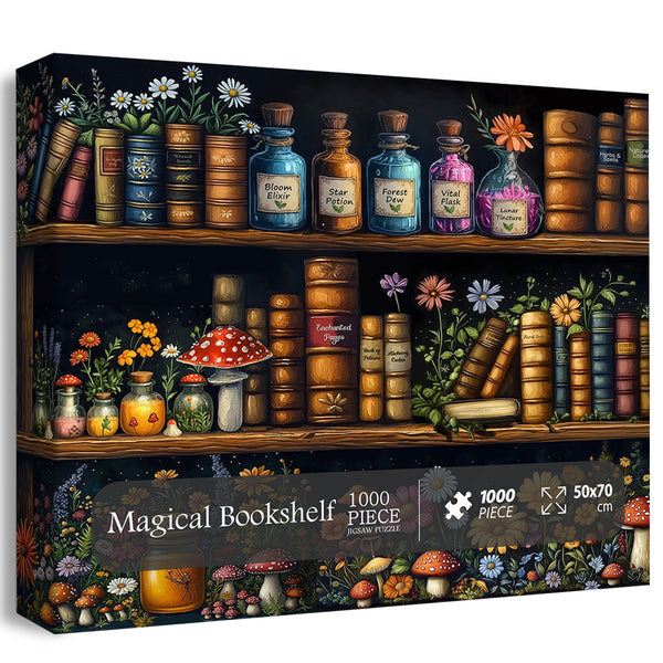 Magic Book Puzzle For Adults 1000 Pieces, Fantasy...