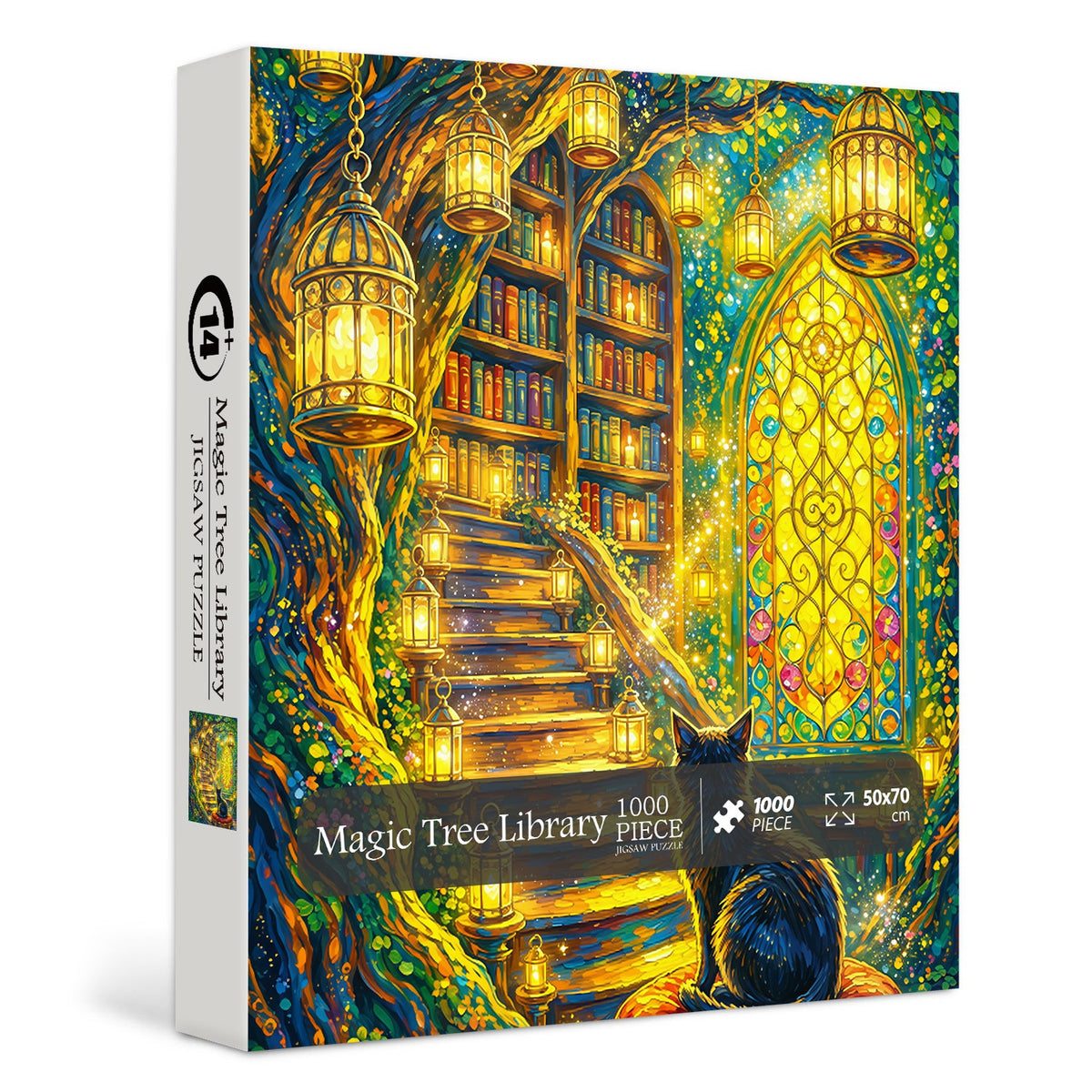 Magic Tree Library Jigsaw Puzzle 1000 Piece