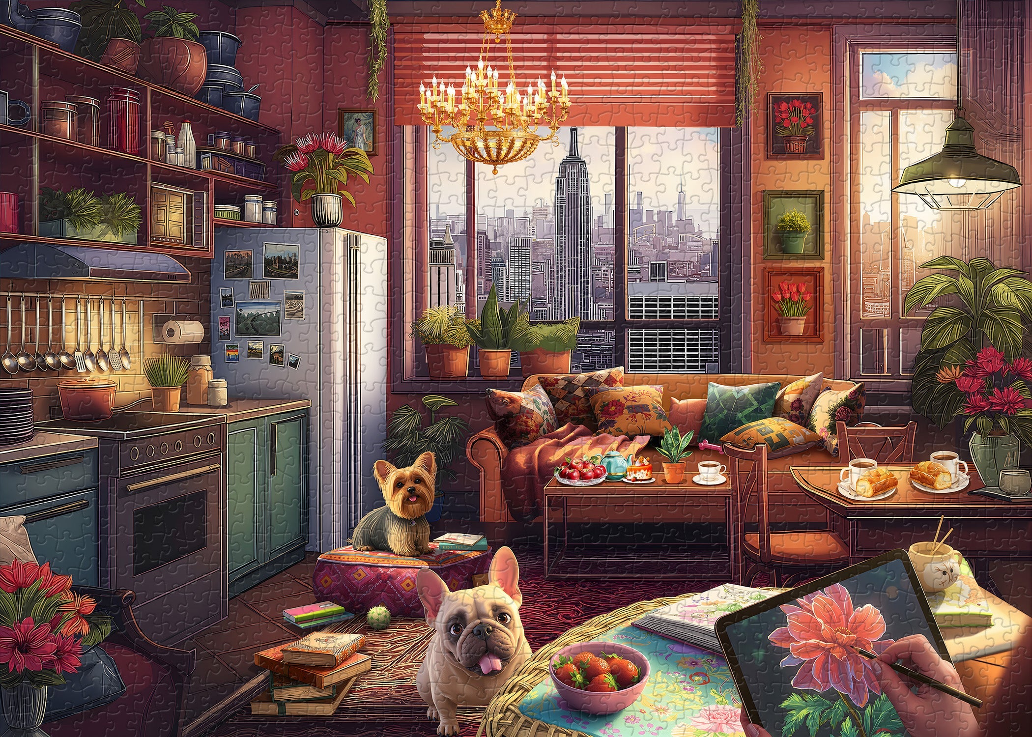 Urban Warm Home Jigsaw Puzzle 1000 Pieces