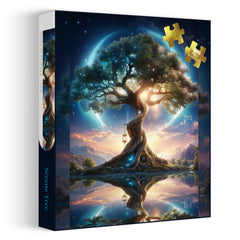 Puzzle en bois "Arbre serein" 1000 pièces
