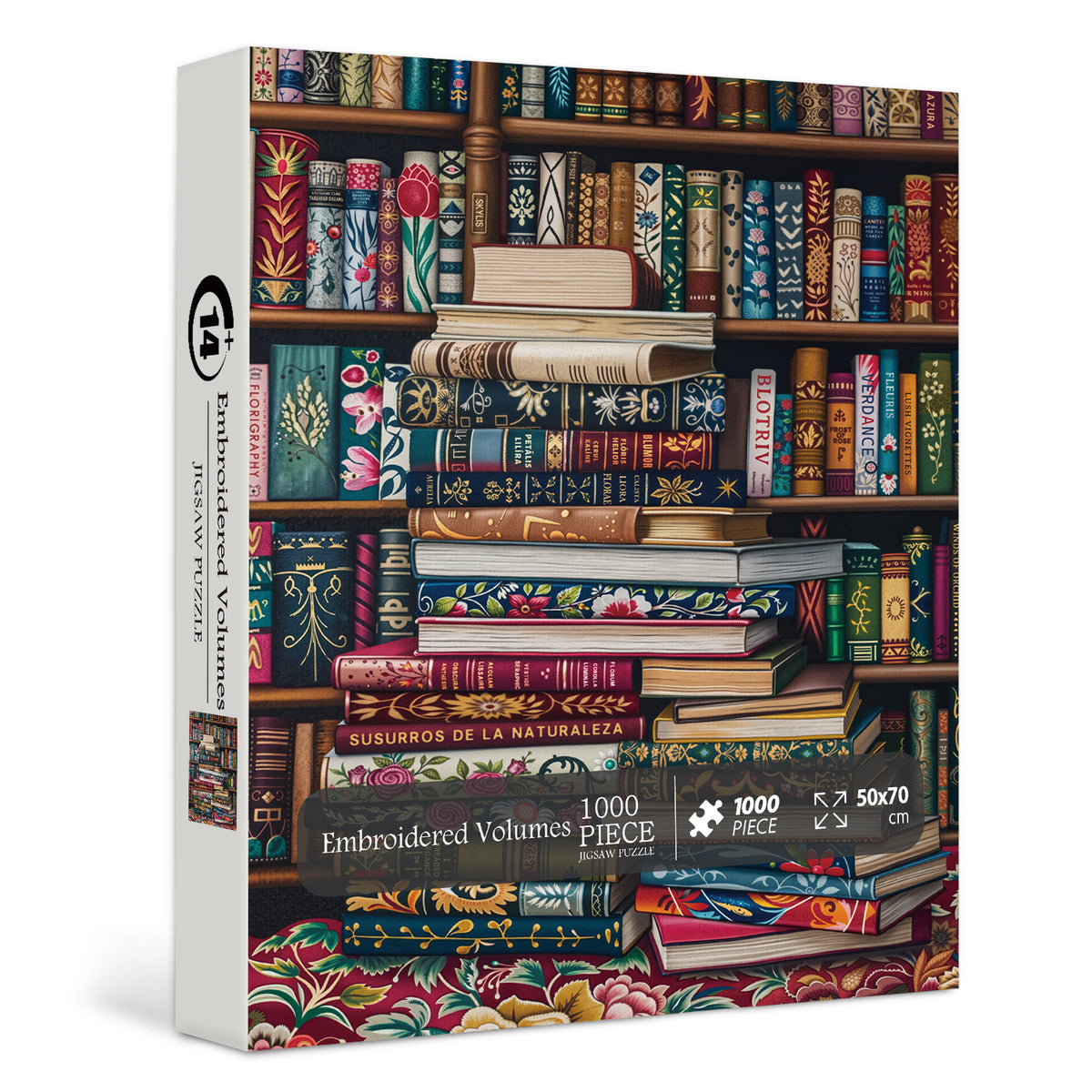 Embroidered Volumes Jigsaw Puzzles 1000 Pieces