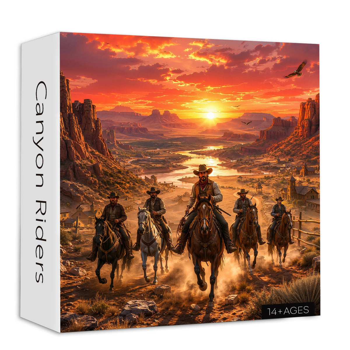 Canyon Riders Jigsaw Puzzle 1000 Piece
