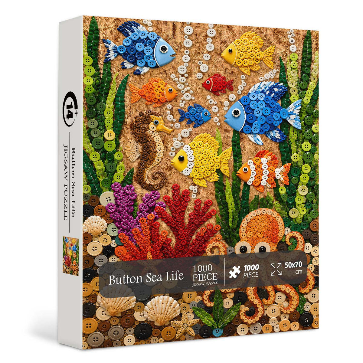 Button Sea Life Jigsaw Puzzle 1000 Pieces