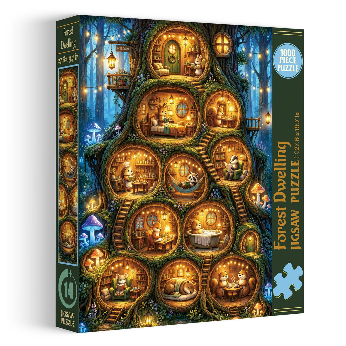Forest Dwelling Jigsaw Puzzle 1000 Piece