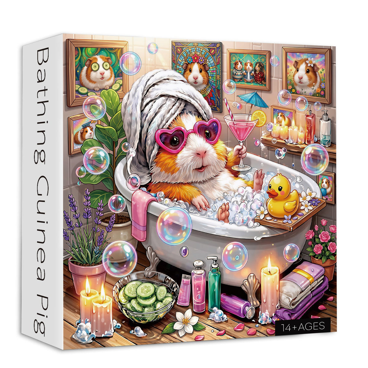 Bathing Guinea Pig Jigsaw Puzzle 1000 Pieces