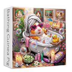 Bathing Guinea Pig Jigsaw Puzzle 1000 Pieces