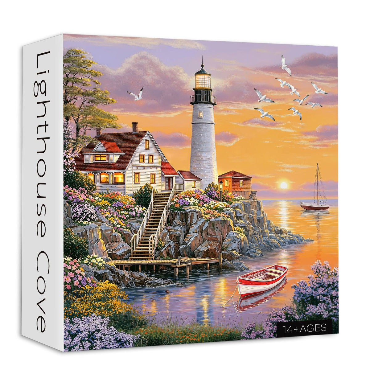 Lighthouse Cove Jigsaw Puzzle 1000 Pieces